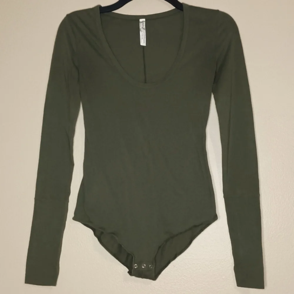 Free People Easy Peasy Scoop Neck Bodysuit
